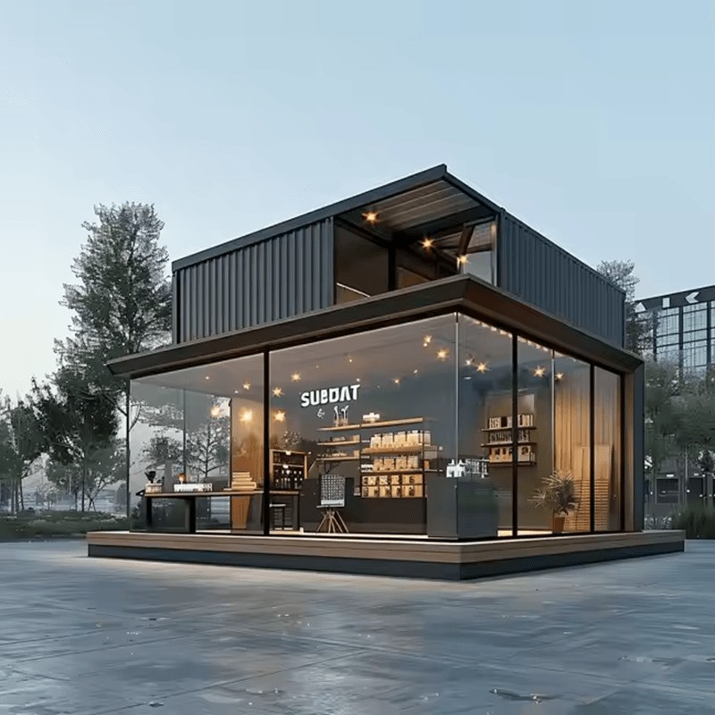 Rumah Kontainer Prefabrikasi Untuk Toko Rumah Kontainer Prefabrikasi Untuk Toko